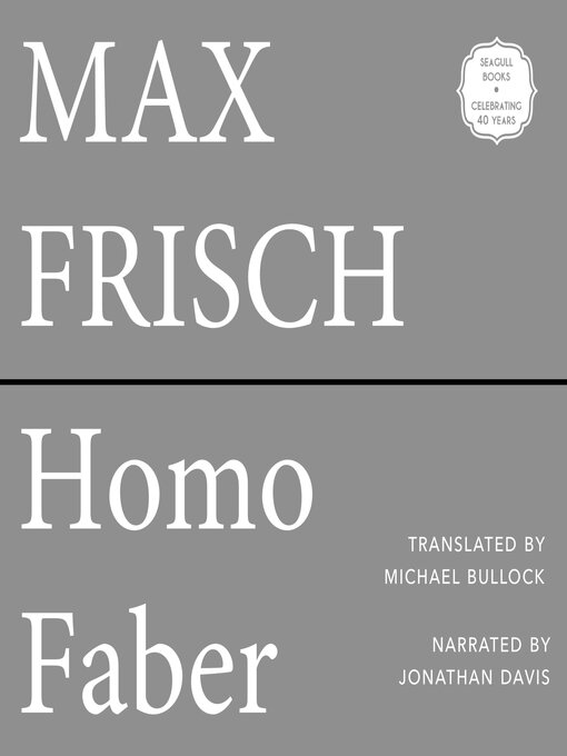Title details for Homo Faber (Unabridged) by Max Frisch - Available
